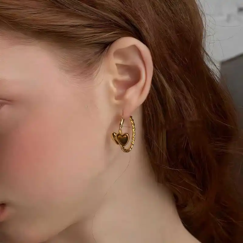 VAN GOGH Copper Earrings Women's-3