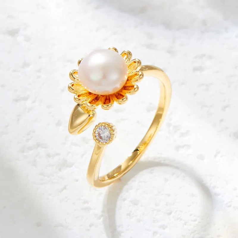 VAN GOGH Copper Rings Women's White-4