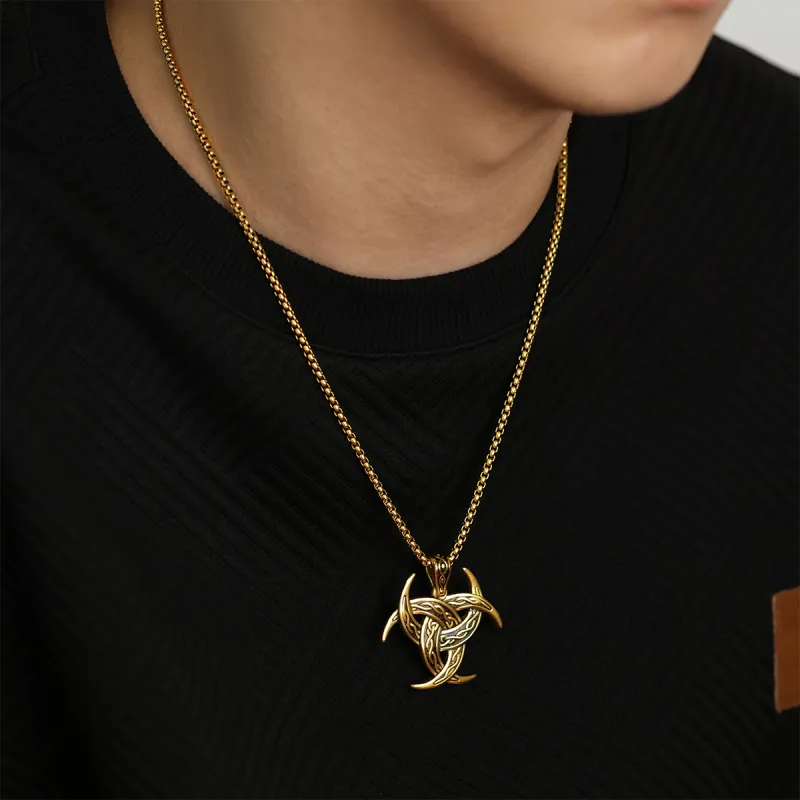 VAN GOGH Titanium Steel Necklaces Men's-7