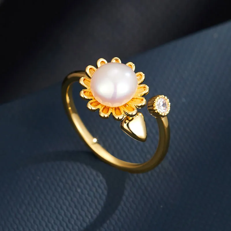 VAN GOGH Copper Rings Women's White-3