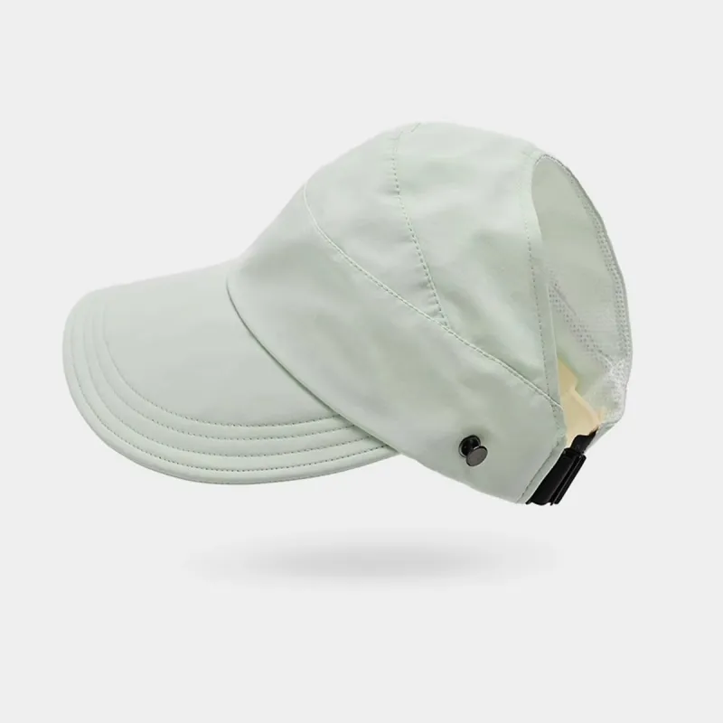 Polyester Material For Hanging Masks Fashion Versatile Multi Style Sun Protection Hat Women's-8