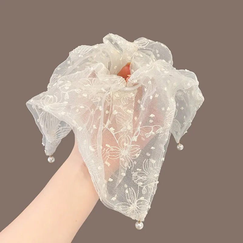 WEST ISLAND Silk Chiffon Hair Tie Unisex-2
