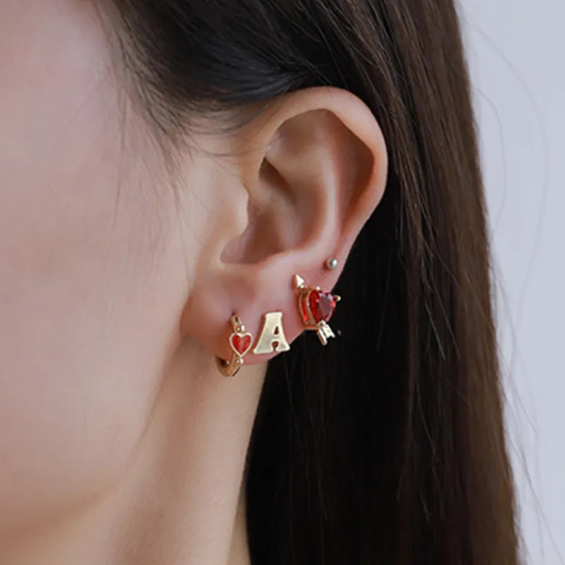 VAN GOGH Alloy Stud Earrings Women's-5