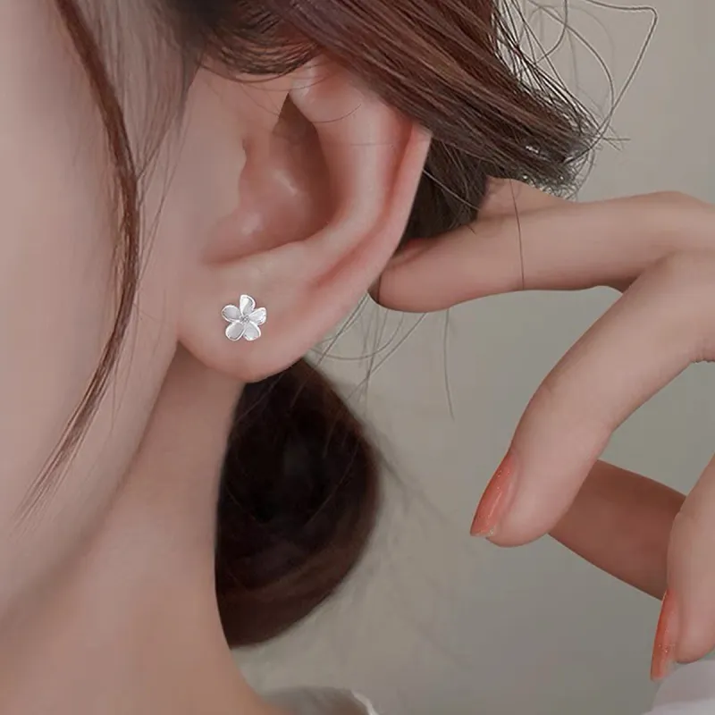 WEST ISLAND S 999 Fine Silver Stud Earrings Women's-1