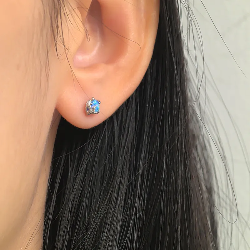 VAN GOGH S925 Silver Stud Earrings Women's-7