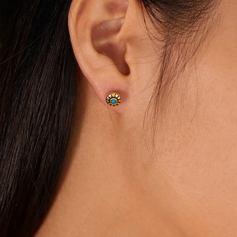 VAN GOGH Stainless Steel Stud Earrings Unisex-5