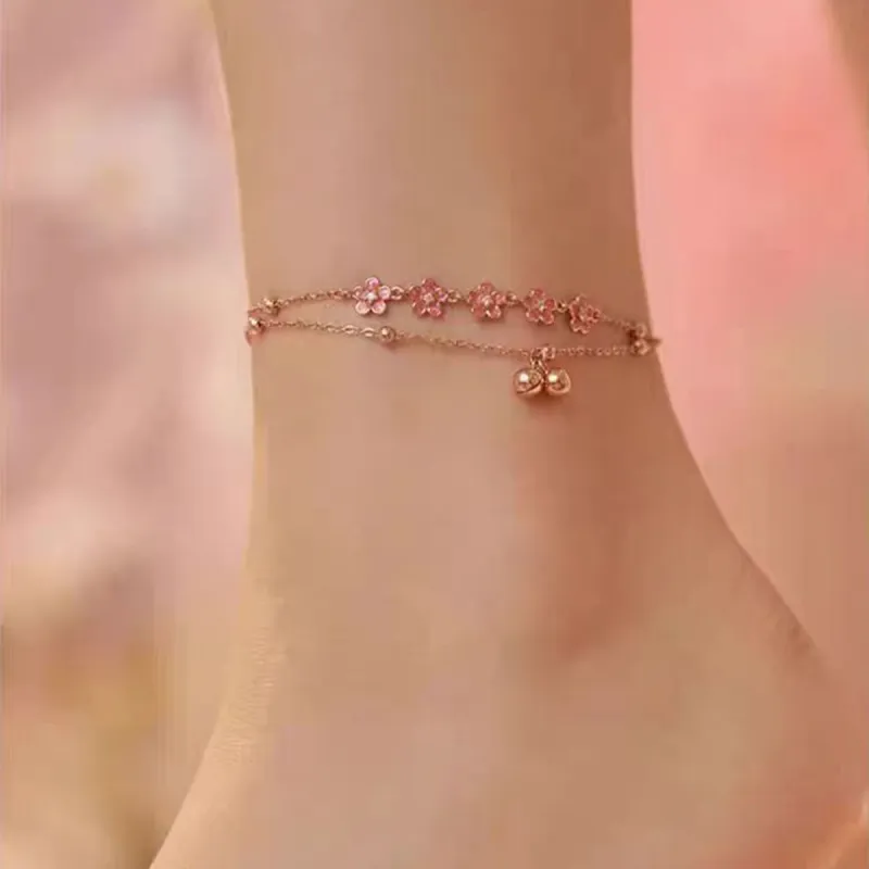 WEST ISLAND Copper Anklets Women's-1