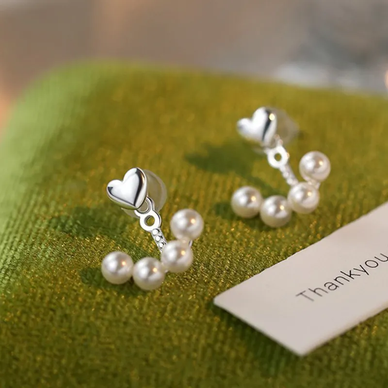 WEST ISLAND Alloy S925 Sterling Silver Stud Earrings Women's-5