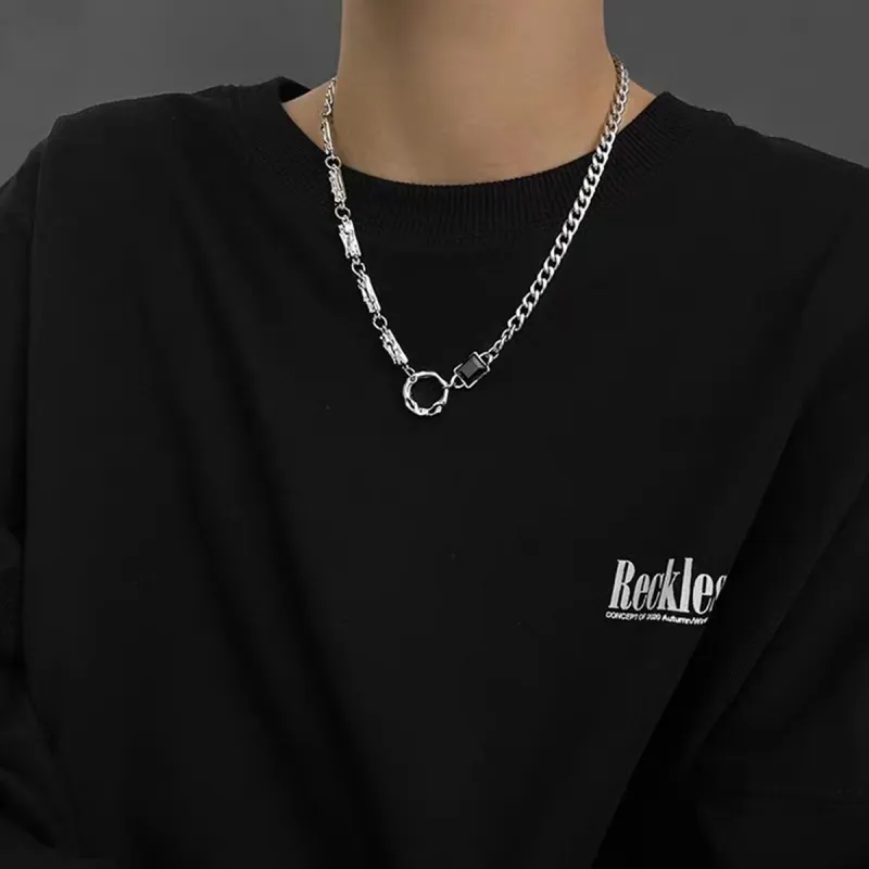 WEST ISLAND Titanium Steel Necklaces Unisex-4