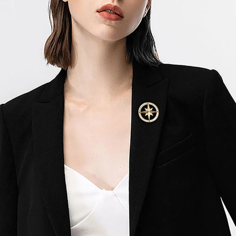 VAN GOGH Copper Brooches Unisex Gold-2