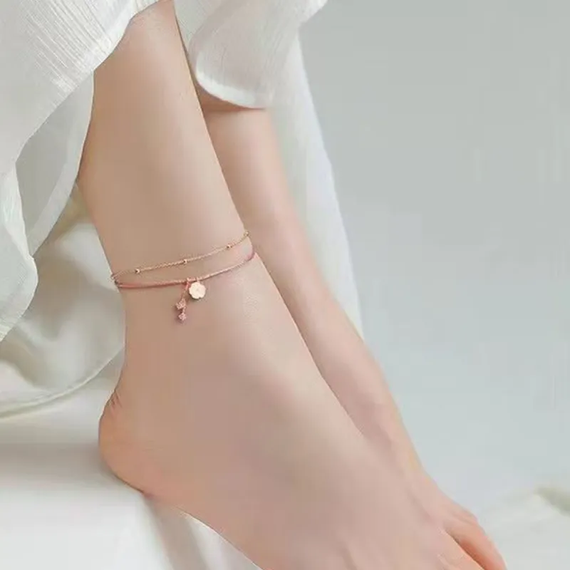 WEST ISLAND Copper Anklets Women's-1