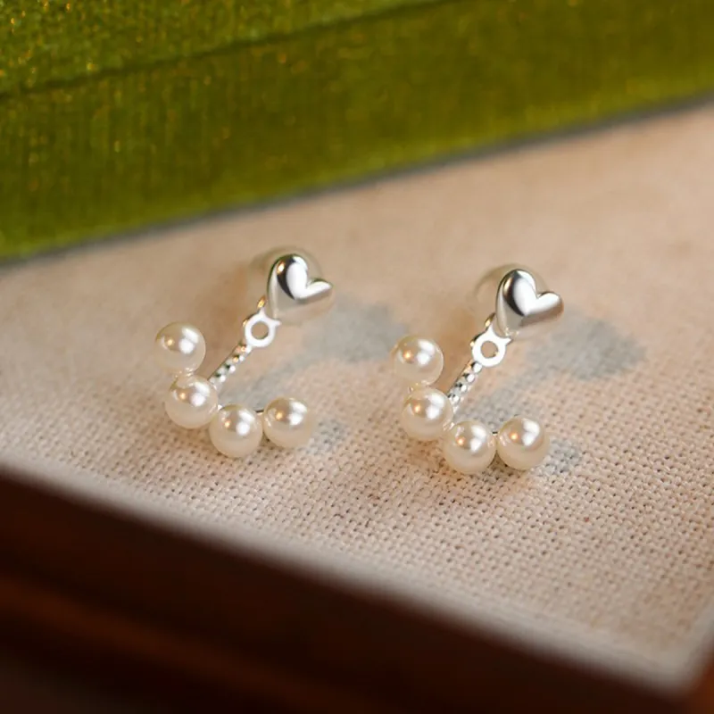WEST ISLAND Alloy S925 Sterling Silver Stud Earrings Women's-4