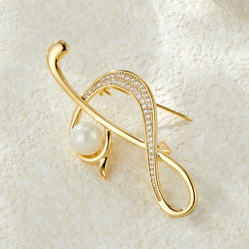 WEST ISLAND Copper Brooches Women's-5