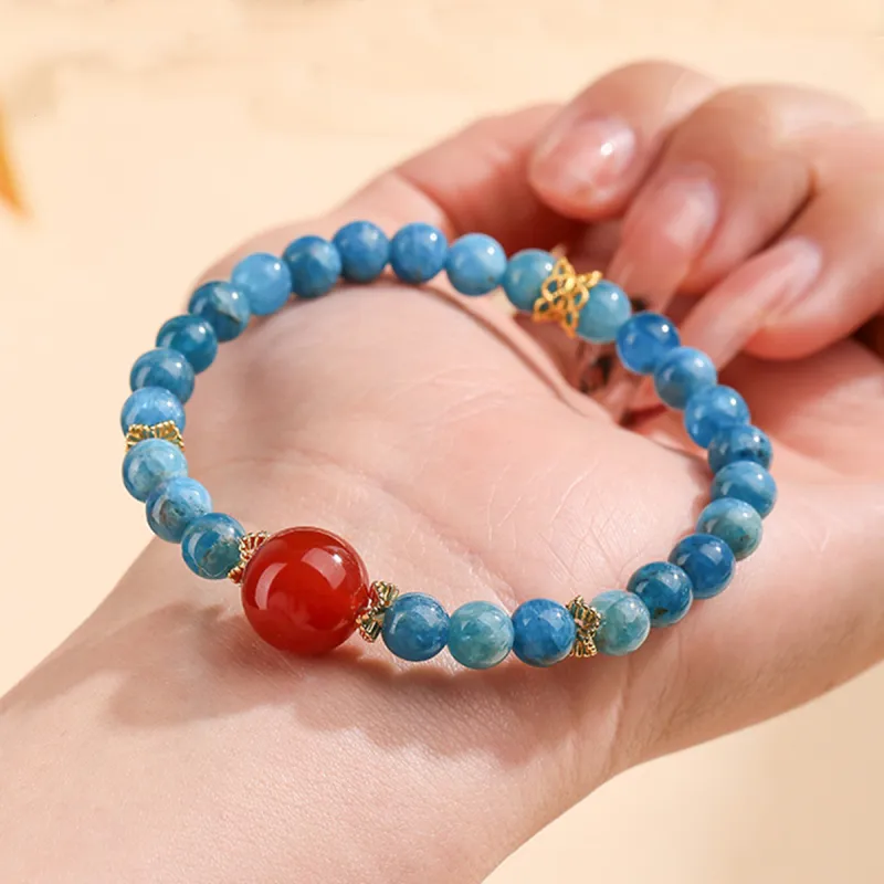 WEST ISLAND Apatite Bracelets Unisex-4
