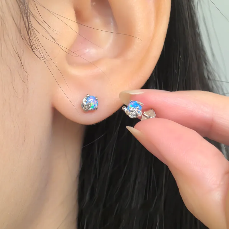 VAN GOGH S925 Silver Stud Earrings Women's-8