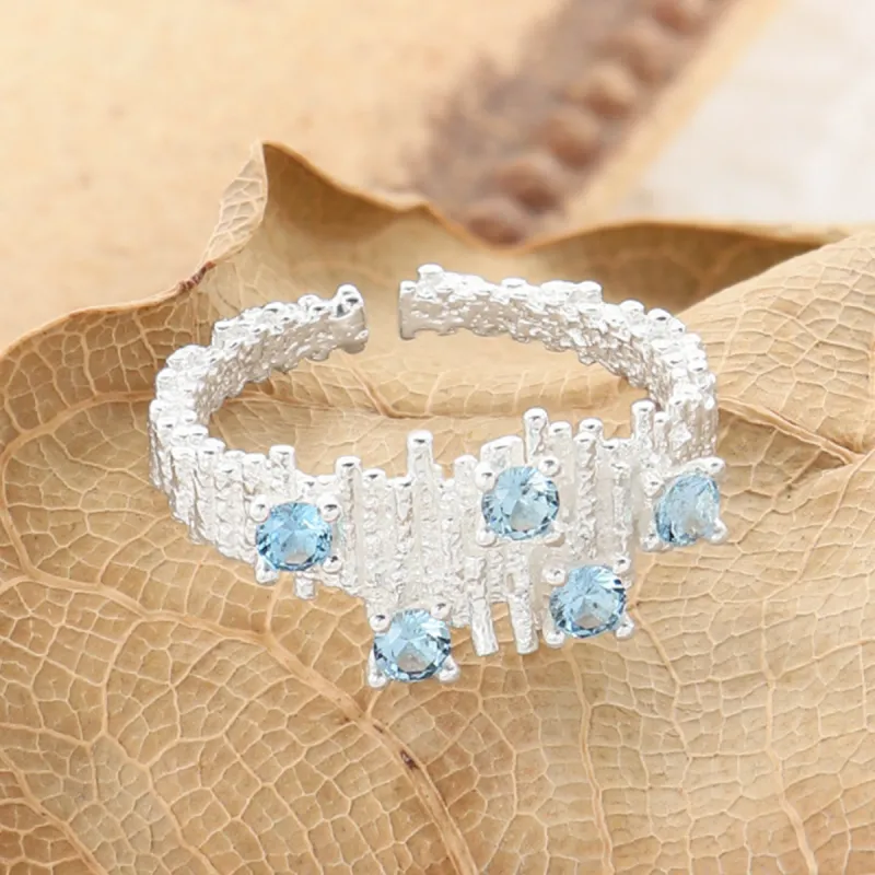WEST ISLAND S925 Silver Rings Women's-3