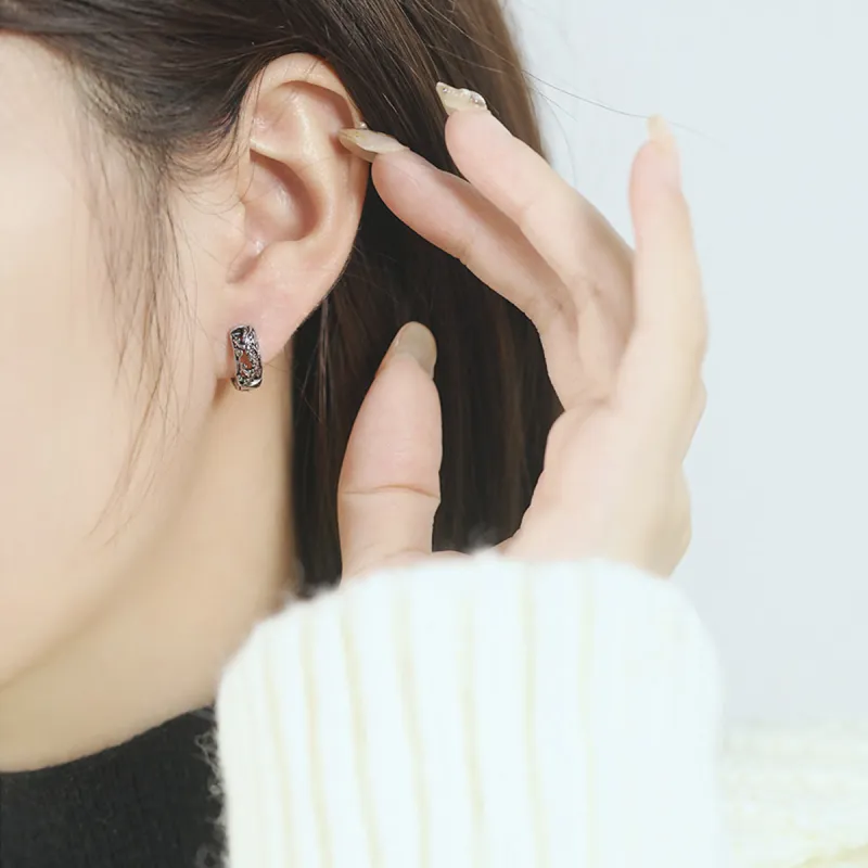 VAN GOGH Stainless Steel Earrings Unisex-2
