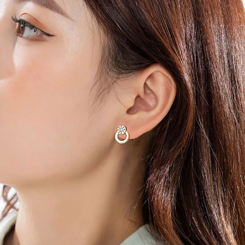 VAN GOGH Copper Earrings Women's Gold-1