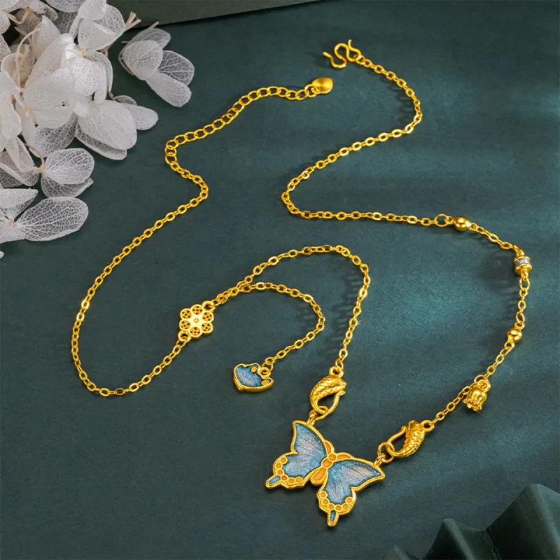 WEST ISLAND Copper Necklaces Women's-3