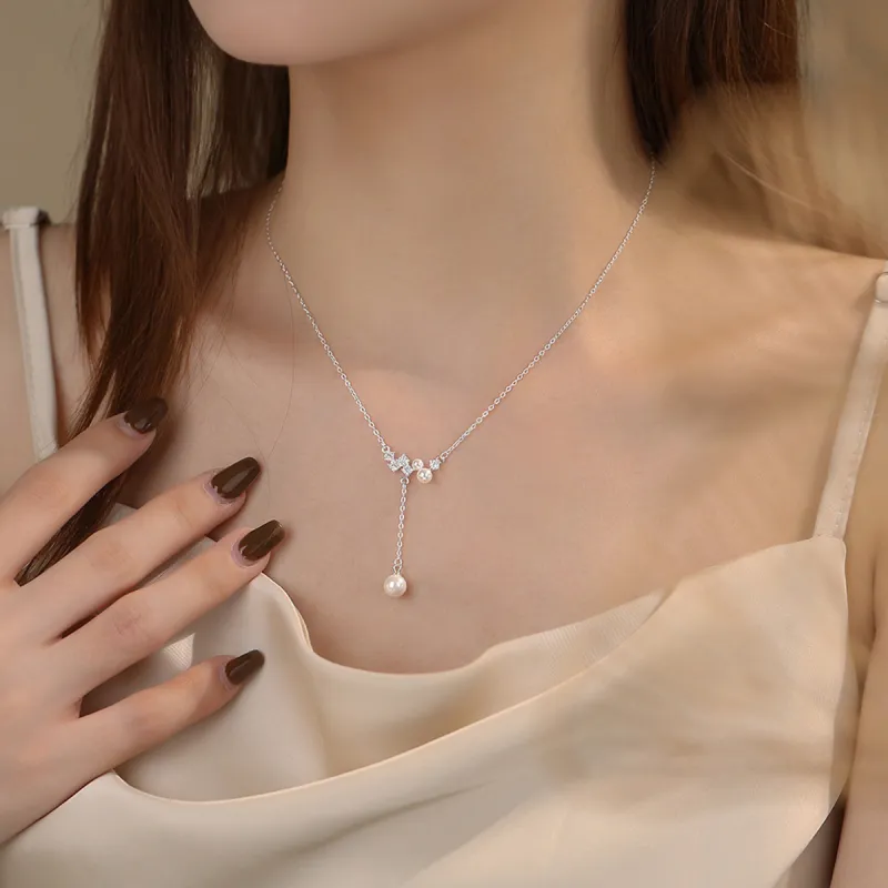 WEST ISLAND S925 Silver Necklaces Women's-3