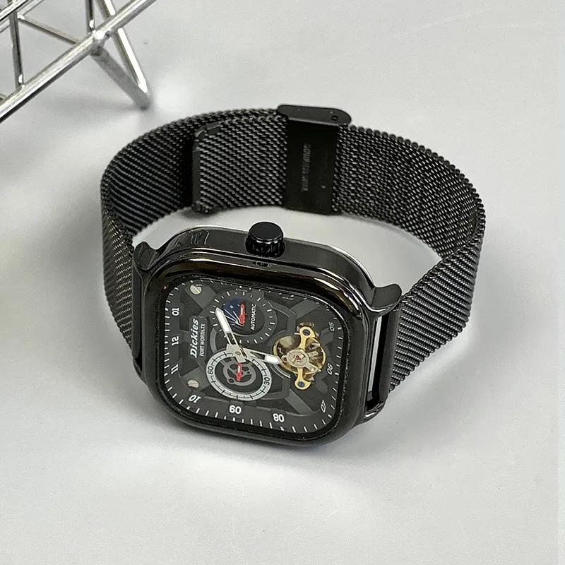 Dickies Wrist Watch Mechanical Movement White Dial Unisex Box Limited Edition-2