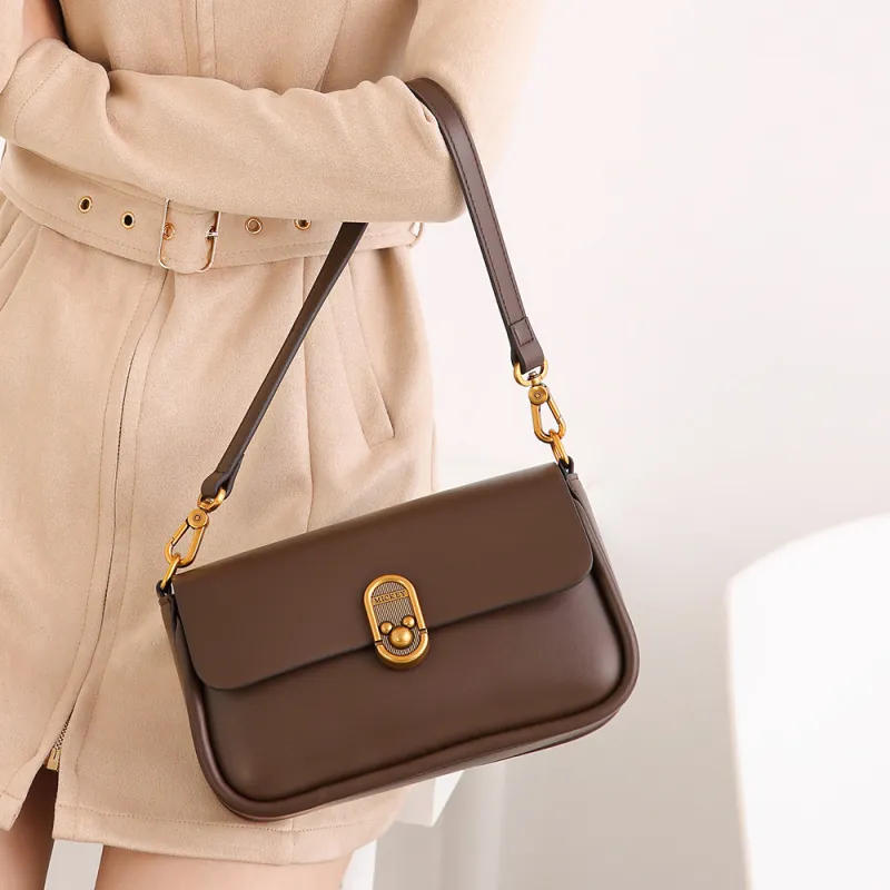 Disney Mickey Series PU Leather Crossbody Bag Regular Women's Brown-1