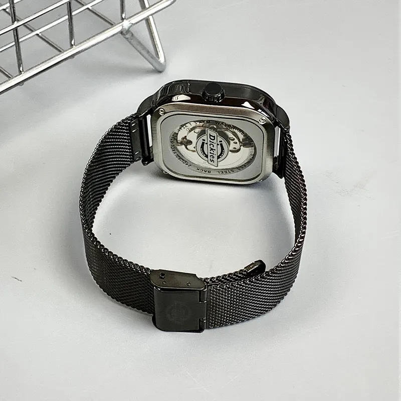 Dickies Wrist Watch Mechanical Movement White Dial Unisex Box Limited Edition-3