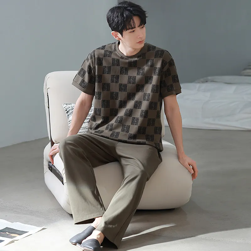 NOME Spring Summer Pajama Set Men's-1