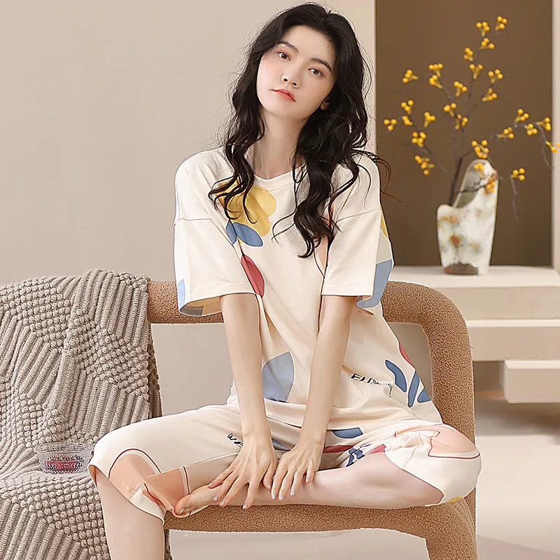 NOME Spring Summer Pajama Set Women's-3