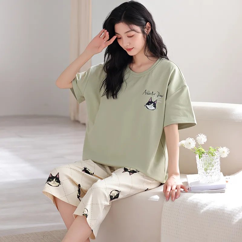 NOME Spring Summer Pajama Set Women's-3