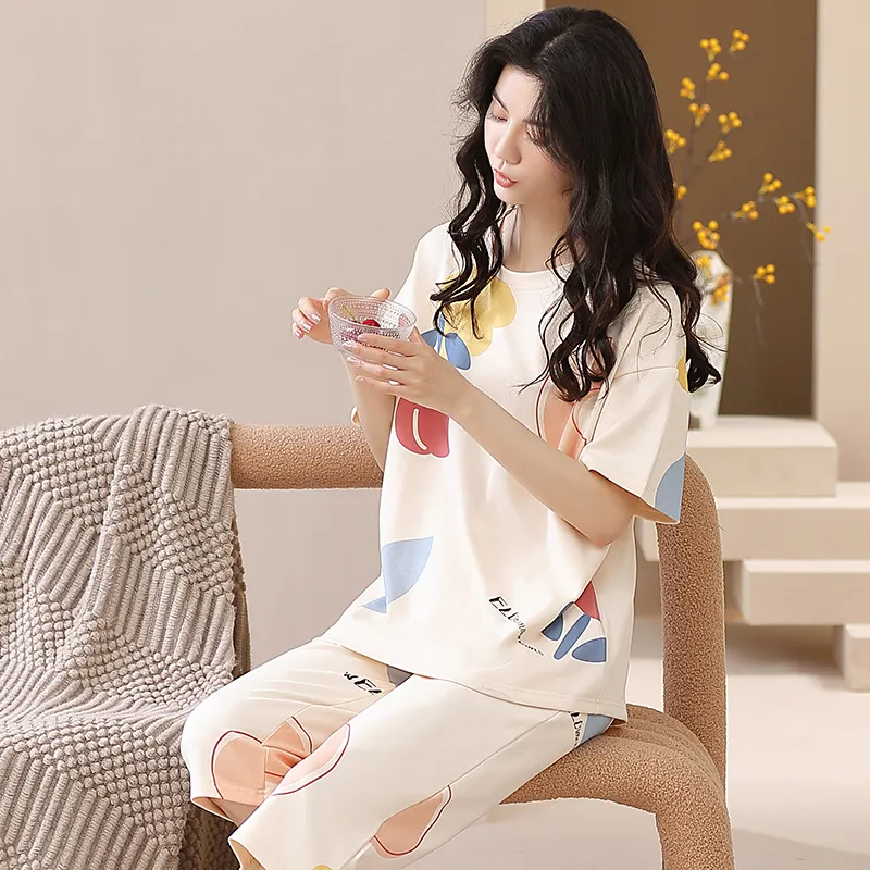 NOME Spring Summer Pajama Set Women's-1