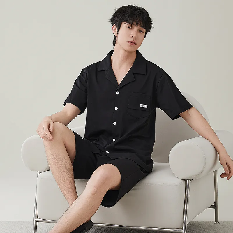 NOME Spring Summer Pajama Set Men's Two Piece Set-3