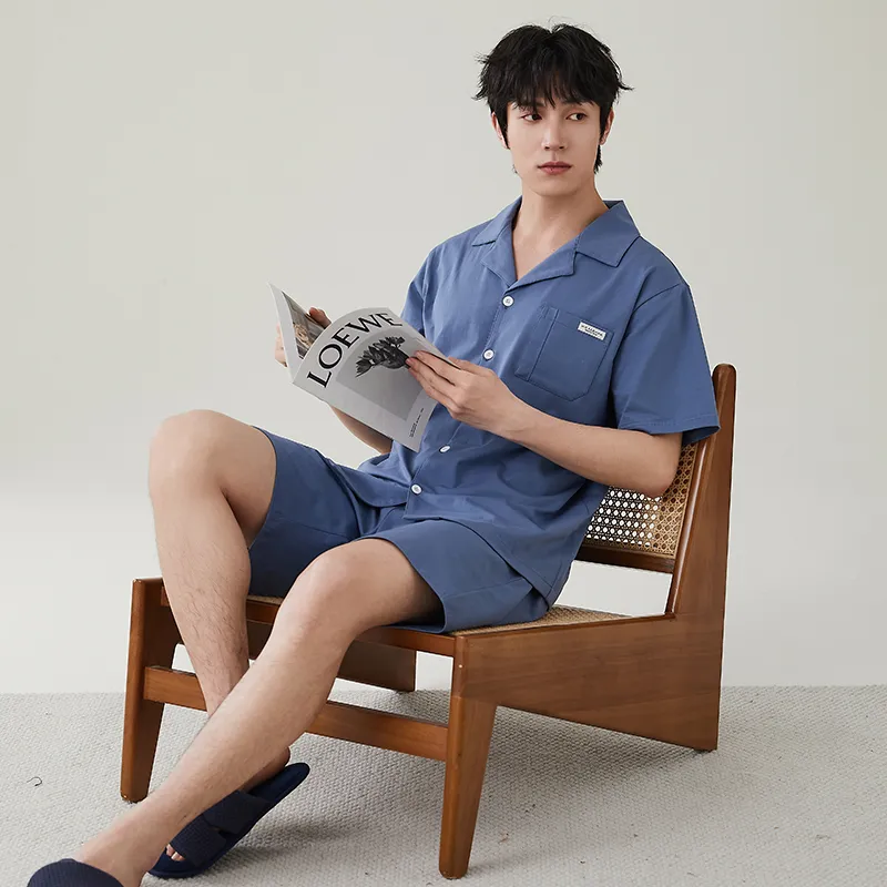 NOME Spring Summer Pajama Set Men's Two Piece Set-1