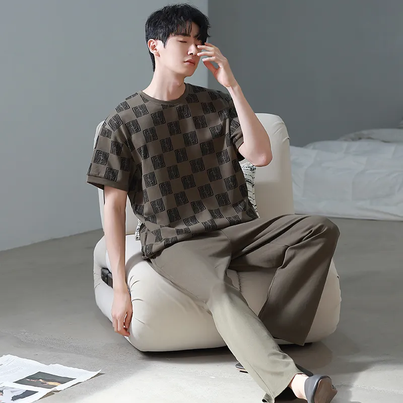 NOME Spring Summer Pajama Set Men's-3