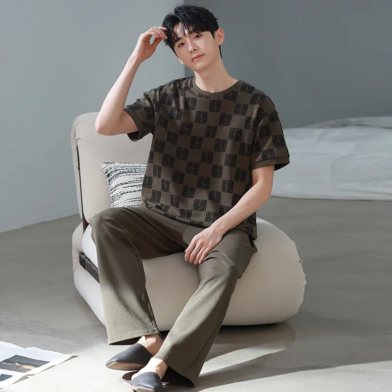 NOME Spring Summer Pajama Set Men's-2