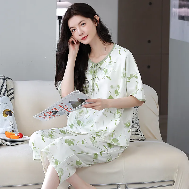 NOME Spring Summer Pajama Set Women's Two Piece Set-5