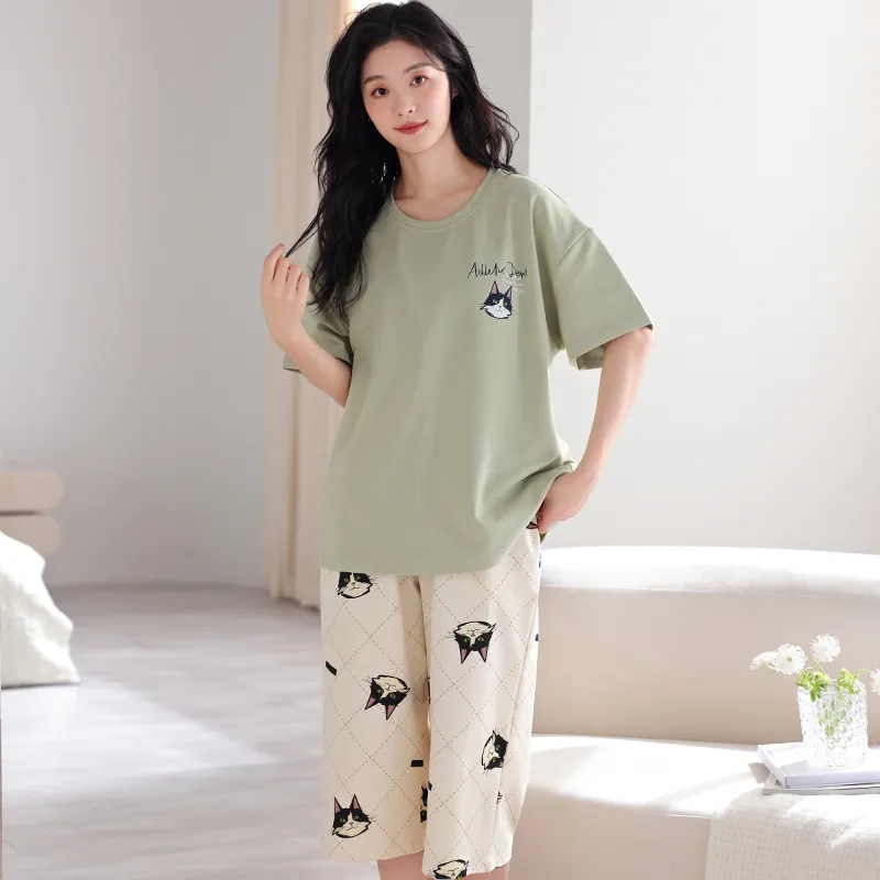 NOME Spring Summer Pajama Set Women's-7