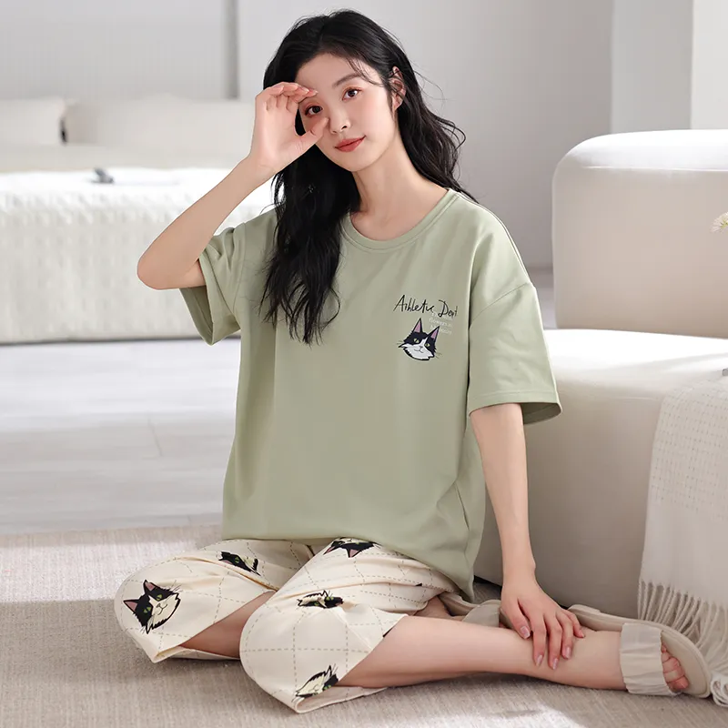 NOME Spring Summer Pajama Set Women's-5