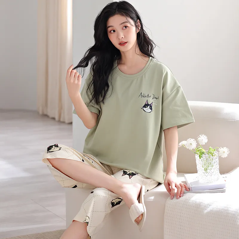 NOME Spring Summer Pajama Set Women's-2