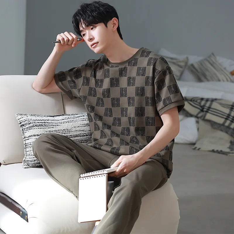 NOME Spring Summer Pajama Set Men's-6