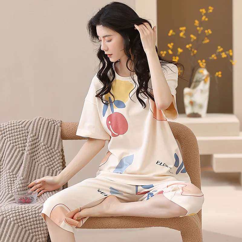 NOME Spring Summer Pajama Set Women's-2