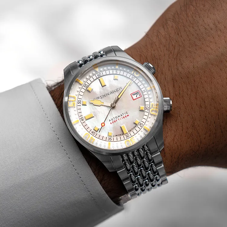 SPINNAKER Wrist Watch Automatic Mechanical Movement White Dial Men's Watches-3