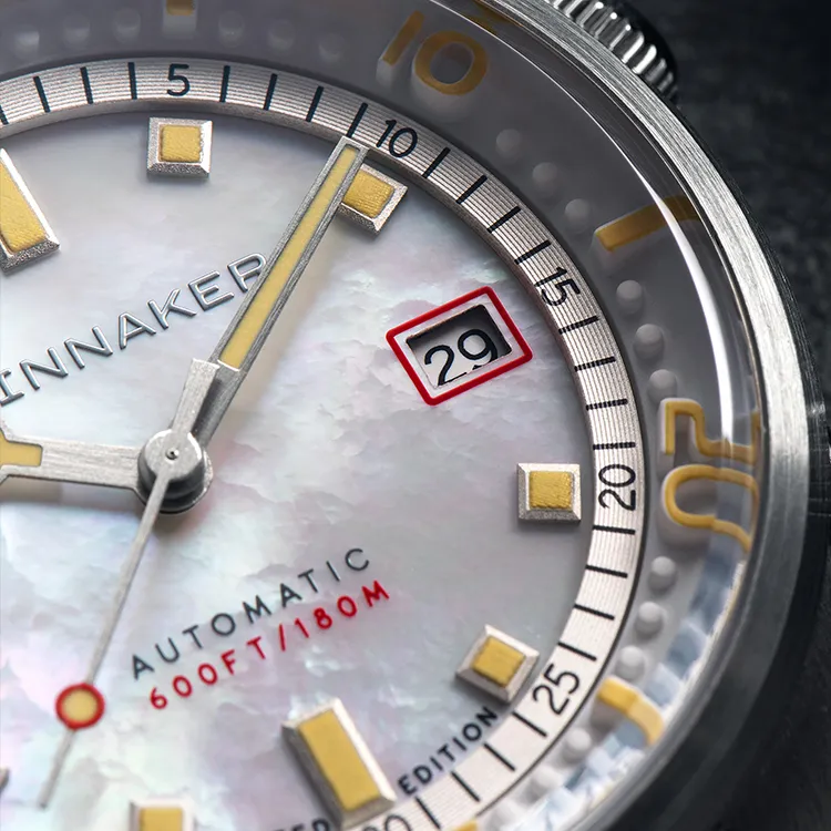 SPINNAKER Wrist Watch Automatic Mechanical Movement White Dial Men's Watches-7