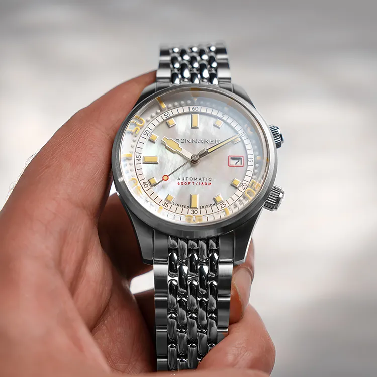 SPINNAKER Wrist Watch Automatic Mechanical Movement White Dial Men's Watches-4