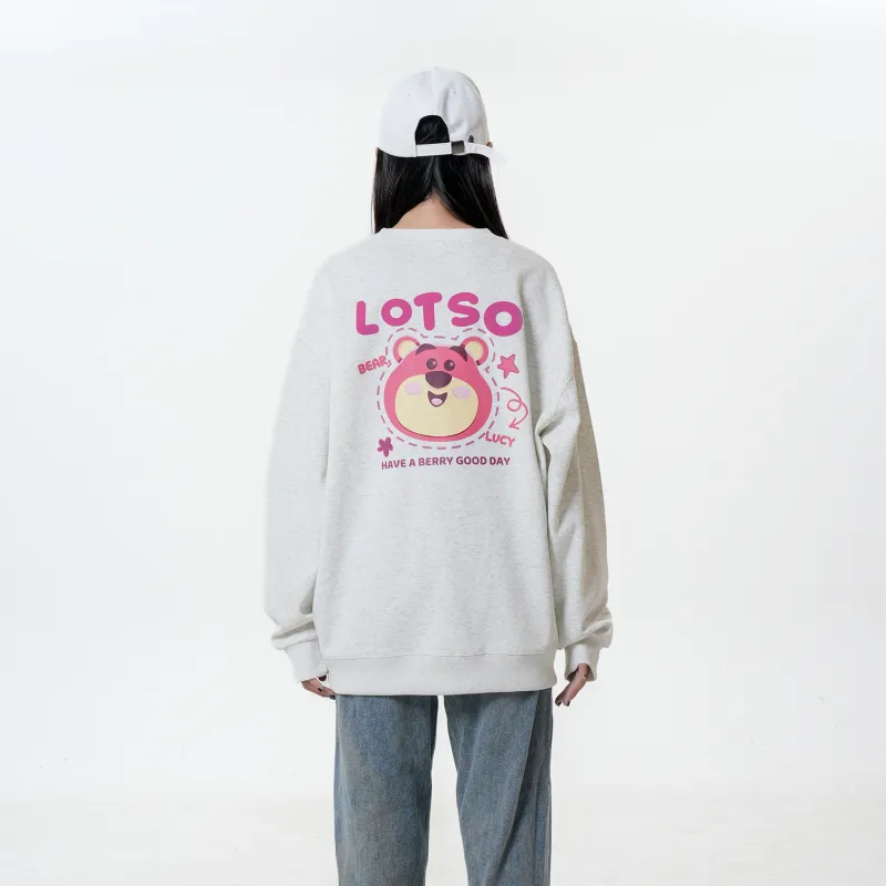 Disney Strawberry Bear Series Sweatshirts Unisex-2