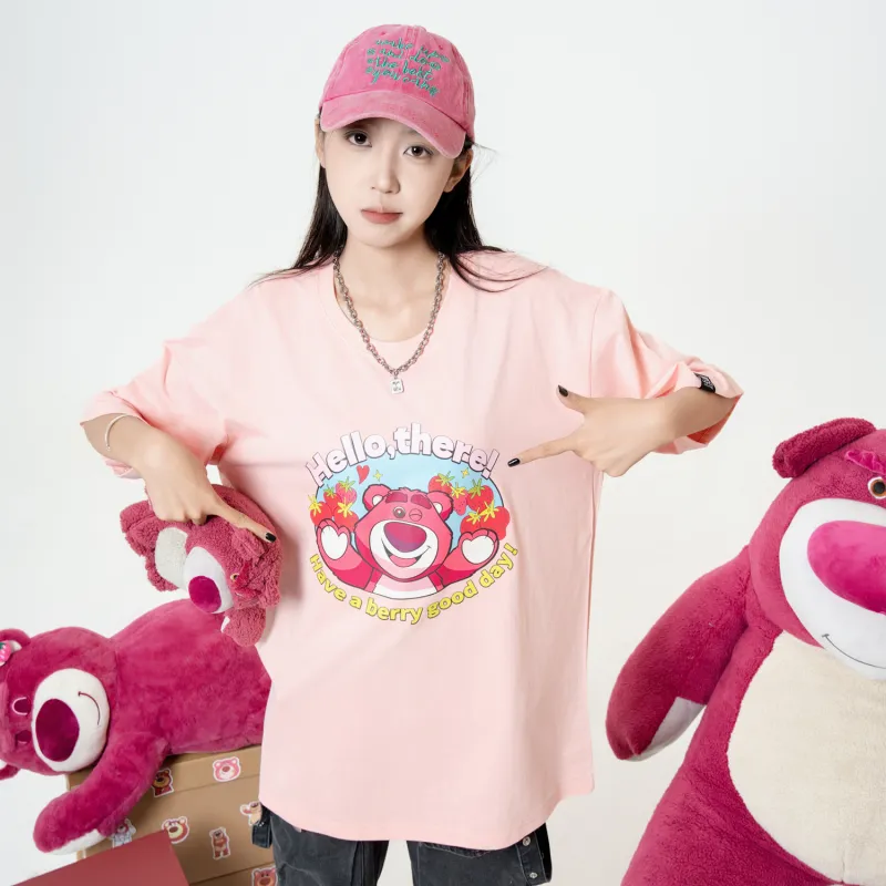 Disney Cartoon Cute Strawberry Collection Toy Story Collection T Shirt Unisex-6