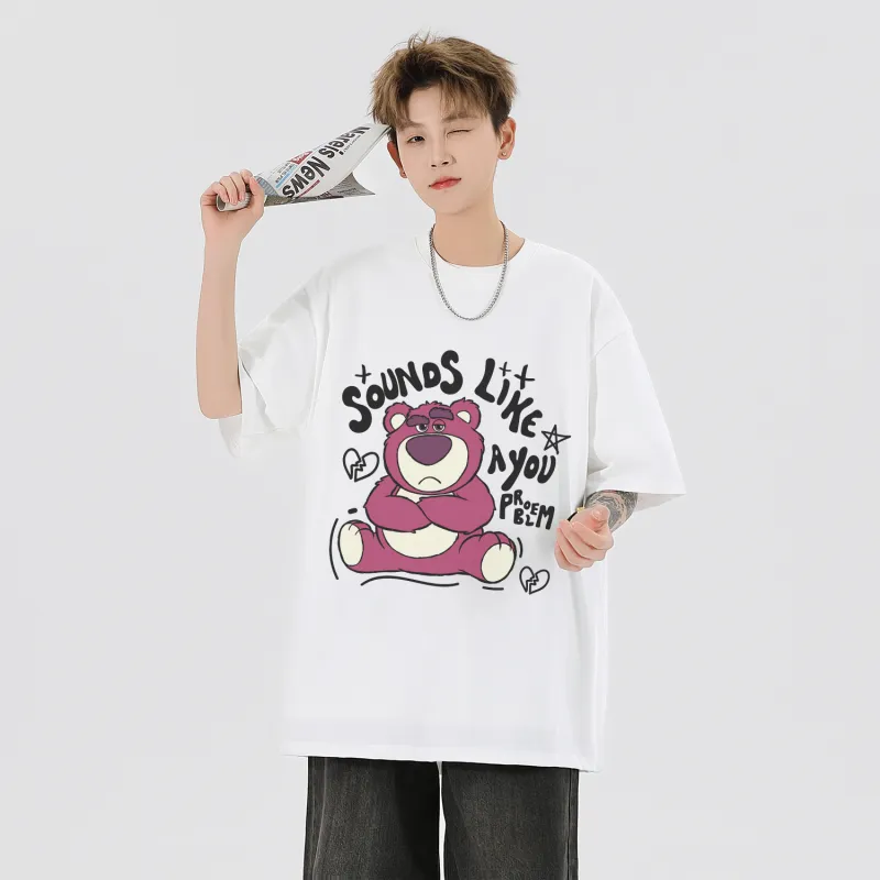 Disney Strawberry Bear Series T Shirt Unisex-2