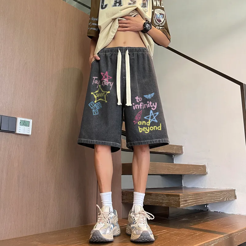 Disney Denim Shorts Unisex-26