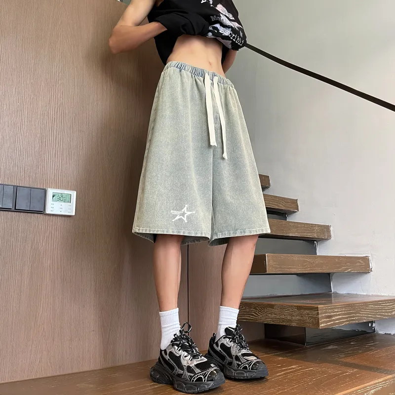 Disney Denim Shorts Unisex-5