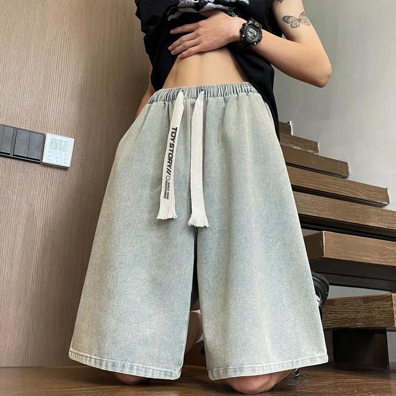Disney Denim Shorts Unisex-5